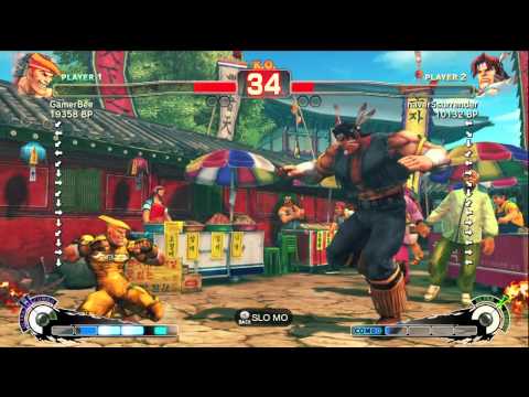 GamerBee [Adon] vs naverSsurrender [T.Hawk] SSF4 Japanese Online Ranked Matches - TRUE-HD