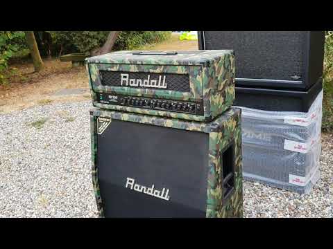 NEW Randall RH100 Amp Head Dimebag Darrell Pantera Camo 4x12 Cab Dime Half Stack RG100 Warhead NOS image 11
