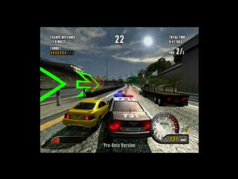 Burnout 2: Point of Impact Pre-Beta E3 2002 PS2 (Jul 27, 2002 prototype) #2 Pursuit