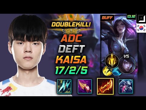 Kai'Sa Adc Build Deft Guinsoo's Rageblade Lethal Tempo - LOL KR Challenger Patch 13.12