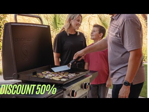 Blackstone 2-Burner 28" Griddle with Air Fryer Combo