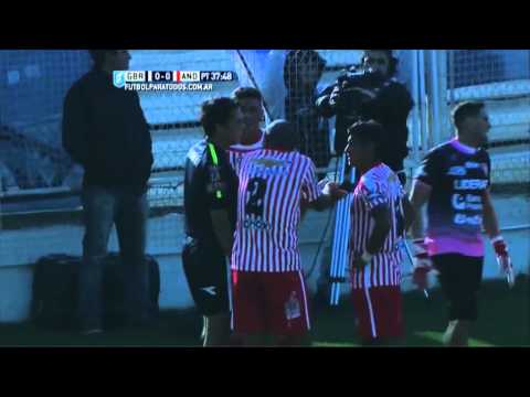 Gol de Bottino. Guillermo Brown 1 Los Andes 0. Fecha 21.Torneo Primera B Nacional.FPT