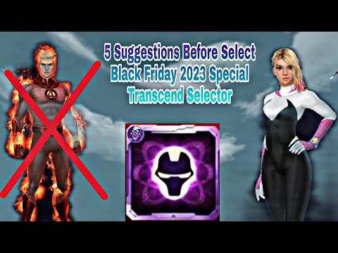 5 Suggestions Before Select Black Friday 2023 Special Transcend Selector - Marvel Future Fight