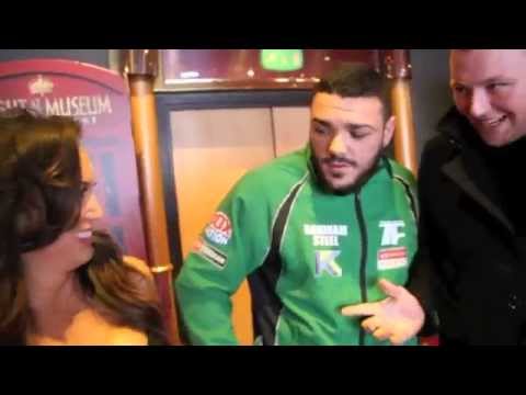 TEAM FURY - HUGHIE FURY AND YOUNG KING FURY SCORE A DATE WITH THE BAD BLOOD RING CARD GIRLS