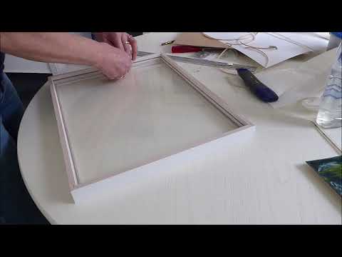 How to frame a pastel without a mat