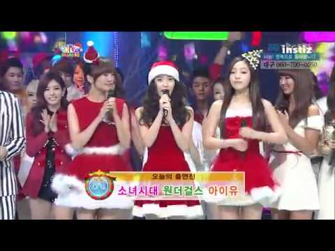 [111225][Inkygayo Xmas Special Stage] Opening - All I Want For Christmas Is You