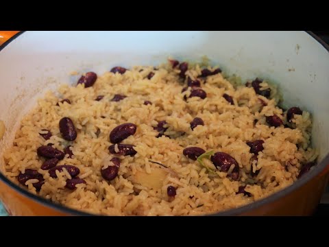 Quick & Easy Rice and Peas (Canned Red Beans)