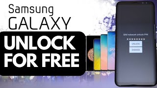 Unlock Samsung Galaxy by code with SIM Network Unlock PIN Code