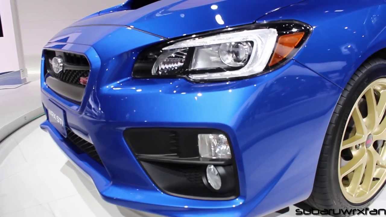 2015 Subaru WRX STI Detailed Look and Discussion: Detroit 2014