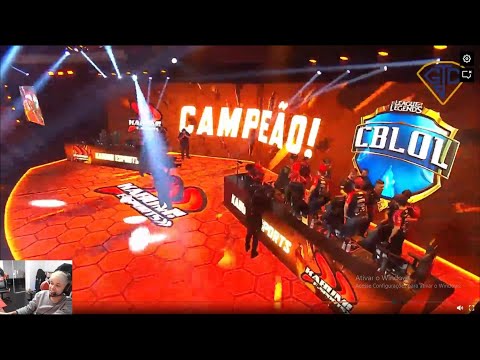 TITAN REAGE AO FINAL DO CBLOL 2018 - KBM x FLA