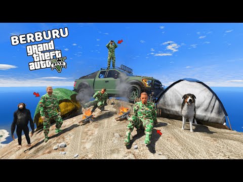 BERBURU DAN BERKEMAH DI GTA 5 - GTA 5 MOD