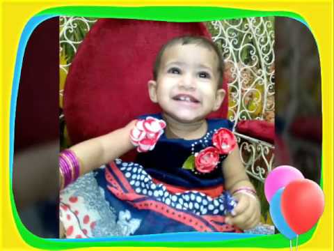 First Birthday Nimrah.