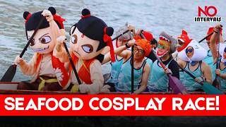 Hong Kong Rowers Dress As Seafood & Ne Zha For Epic Dragon Boat Festival | No Intervals