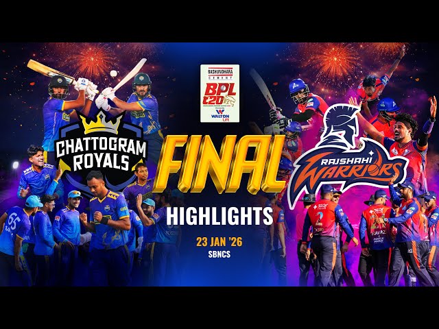BPL 2026 FINAL Highlights | Chattogram Royals 🆚 Rajshahi Warriors BPL 2026 FINAL Highlights | Chattogram Royals 🆚 Rajshahi Warriors
