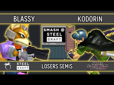 SteelCraft GG 2 - Blassy (Fox) VS KoDoRiN (Marth) - SSBM - Losers Semis