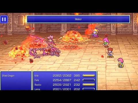 FFV Pixel Remaster Killing Shield Dragon no Control