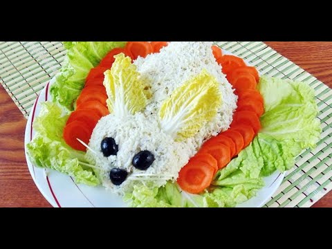 Идеи красивой подачи блюд на Новый год 2023 Год Кролика