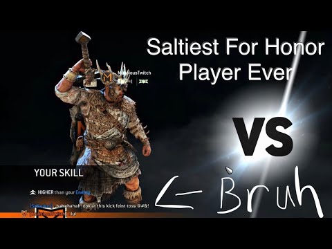 Saltiest For Honor Player EVER - Max Rep Highlander Duels
