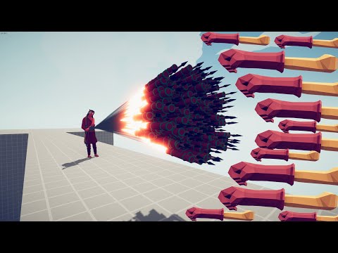 GOD FIREWORK ARCHER vs HIDDEN UNITS - Totally Accurate Battle Simulator TABS