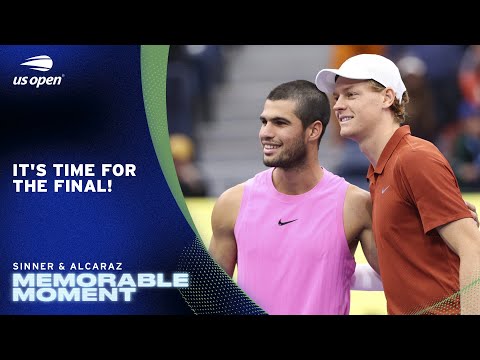 Jannik Sinner vs. Carlos Alcaraz Walk-Out | 2025 US Open