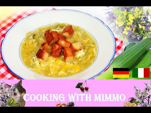 Tschechische Lauchsuppe / Zuppa di porro ceca