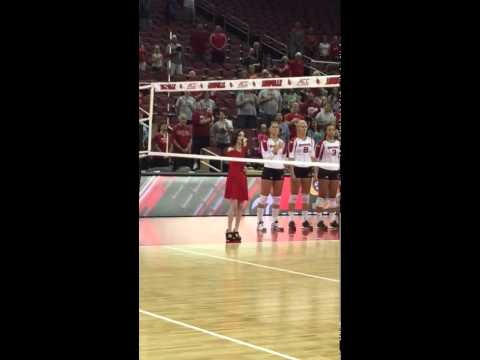 Jenny Beth Willis National Anthem KFC Yum Center