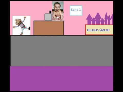 Spud goes to the Dildo Store