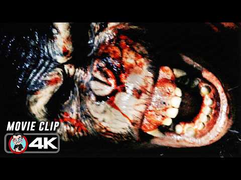 Violent Pool Attack Scene | PRIMATE (2026) Movie CLIP 4K