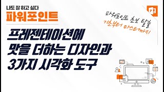 파워포인트 디자인의 핵심과 세 가지 시각화 도구