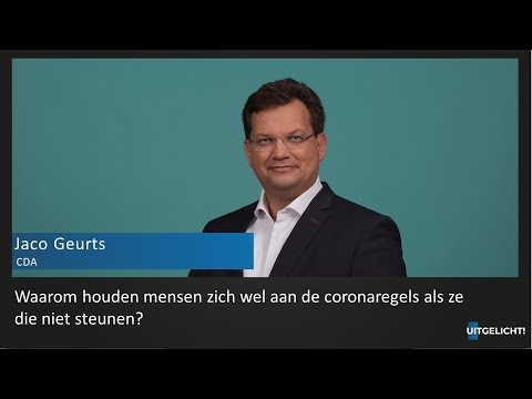 Uitgelicht! 26 februari 2021 - Jaco Geurts (CDA) over de afname van steun van de coronamaatregelen.