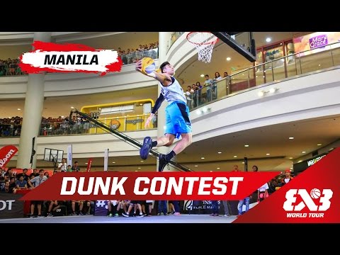 Dunk Contest w/ R. Guevarra & P. Maberry - Manila - 2015 FIBA 3x3 World Tour | 3x3 Basketball