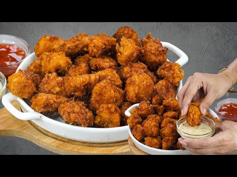 Crispy Chicken Bites | Homemade Chicken Fry Bites | Kids Favorite Chicken Snacks Recipe