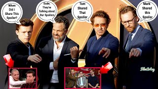 Tom Holland and Mark Ruffalo ALL SPOILERS | Avengers Stops Them From Spoiling Movies