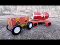 How To Make Matchbox Tractor With Trolley Diy Matchbox Tractor