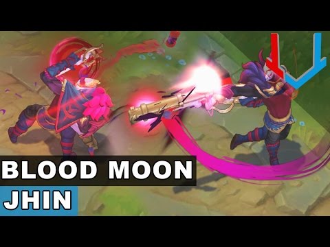 Blood Moon Jhin Skin Spotlight (League of Legends)