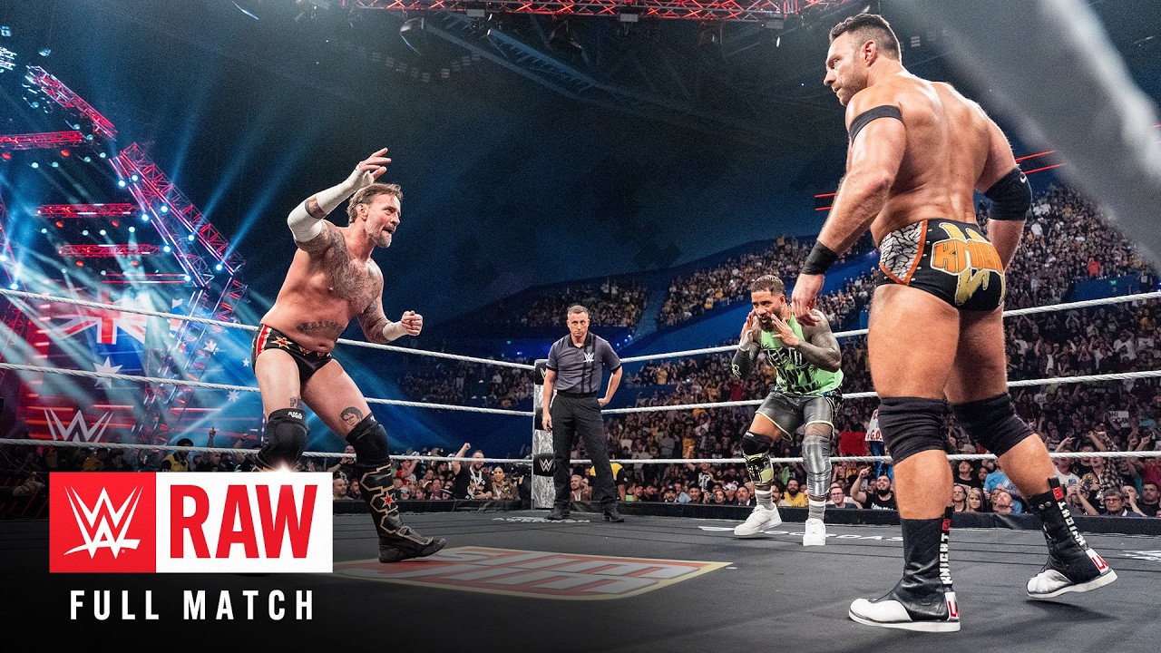 FULL MATCH: CM Punk vs. Jey Uso vs. LA Knight | Triple Threat Match: Raw, Oct. 13, 2025