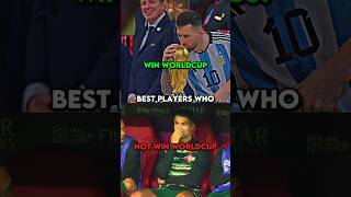 Legends Who Won WorldCup Vs Not Won Any! 🏆🔥