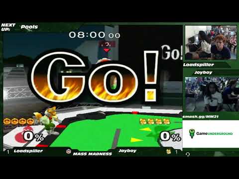 Mass Madness 21 SSBM - Loadspiller (Ice Climbers) vs. DBJ | Joyboy (Fox) - Melee Pools