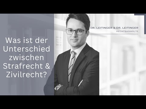 Unterschied zwischen Strafrecht & Zivilrecht? | Frag Deinen Rechtsanwalt