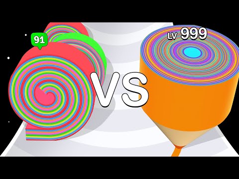 Roll Layers VS Wrapper Runner: ASMR Gameplay!