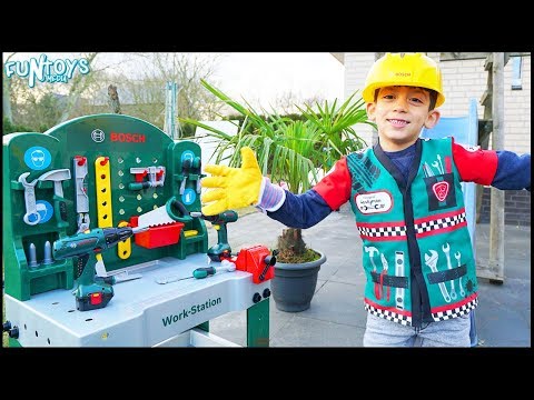 Learn Tools Names with Handyman Toys for Kids