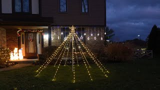 Christmas Tree Lights Waterproof Outdoor Christmas Decorations Lights