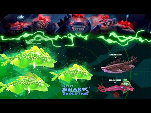 JIRA-NIUM VS INVADER SHARKS! Magmajira live event - Hungry Shark Evolution