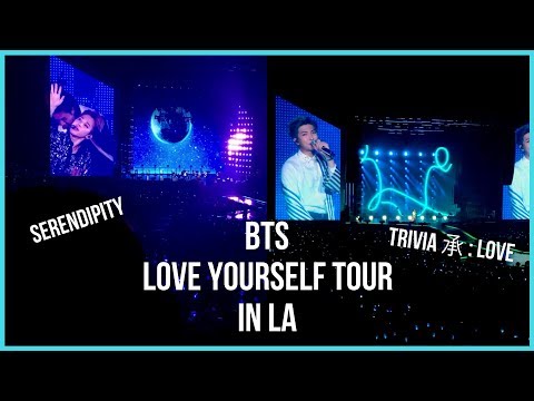 180908 BTS LOVE YOURSELF TOUR IN LA | JIMIN (지민) Serendipity | RM (알엠) Trivia 承: Love | The Plebes