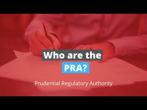 Who are the PRA? What is the PRA?