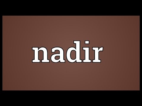 Nadir Meaning
