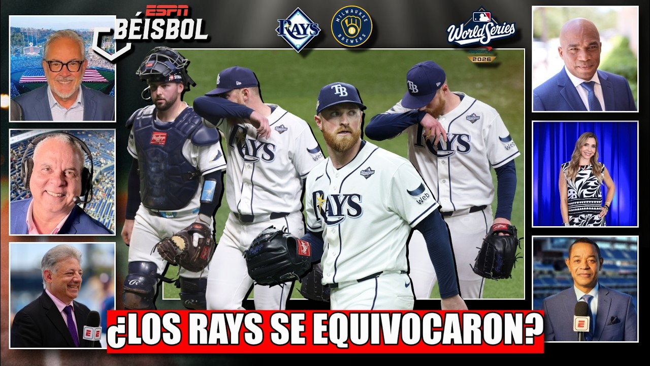 ¡ERROR FATAL DE LOS RAYS! Cambiaron a RASMUSSEN y le REGALARON TÍTULO a los BREWERS | ESPN Beisbol