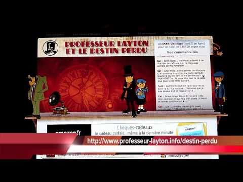 Professeur Layton et le Destin Perdu Nintendo DS