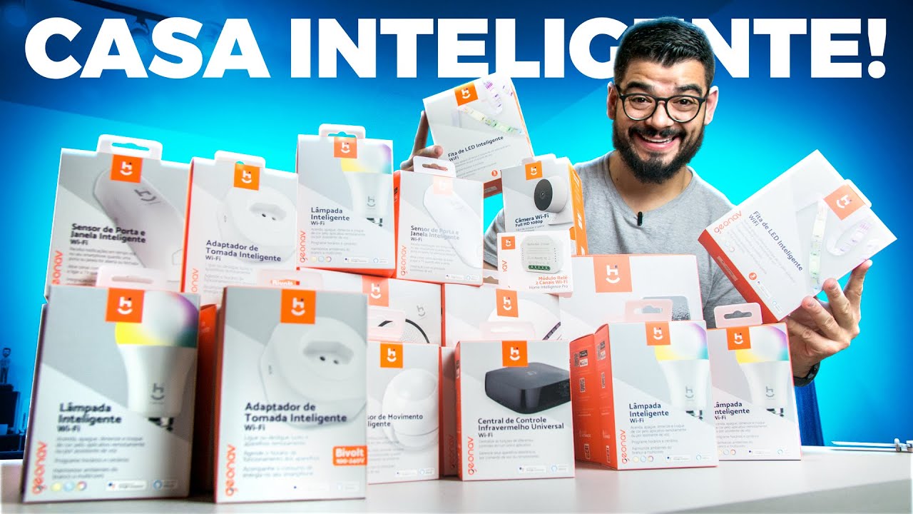 Vamos montar uma Casa Inteligente! Unboxing de TODOS OS ITENS PARA CASA INTELIGENTE!