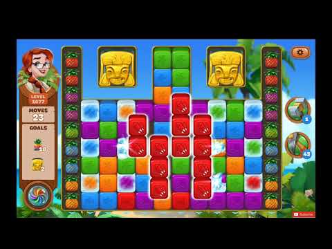 Lost Island Blasd Adventure Level 1677 NO BOOSTERS - A S GAMING ✔